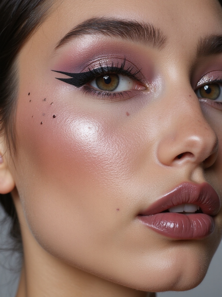 overblushed draping with wings