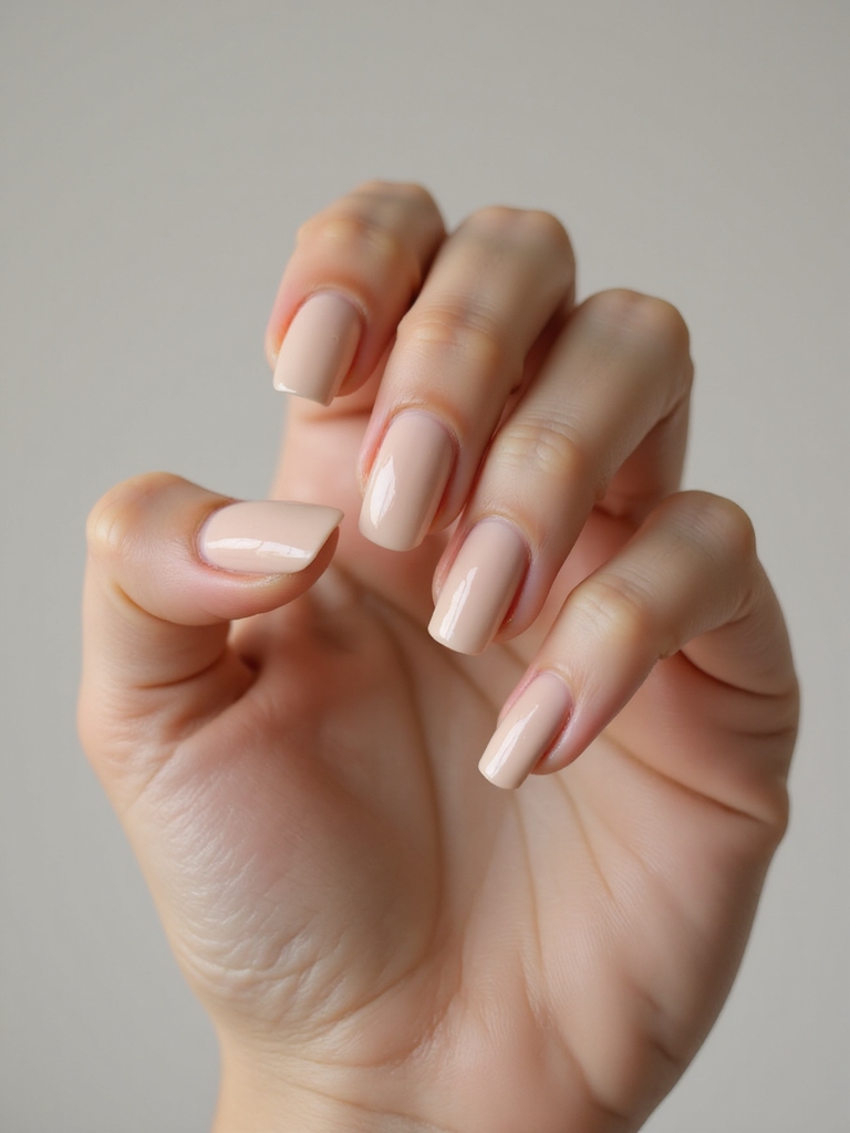 pale beige oval elegance