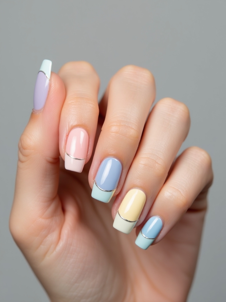 pastel chrome with foil