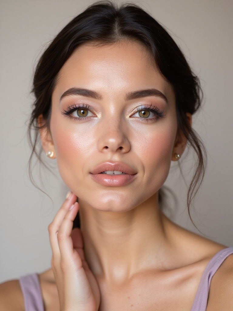 pastel lower lash line