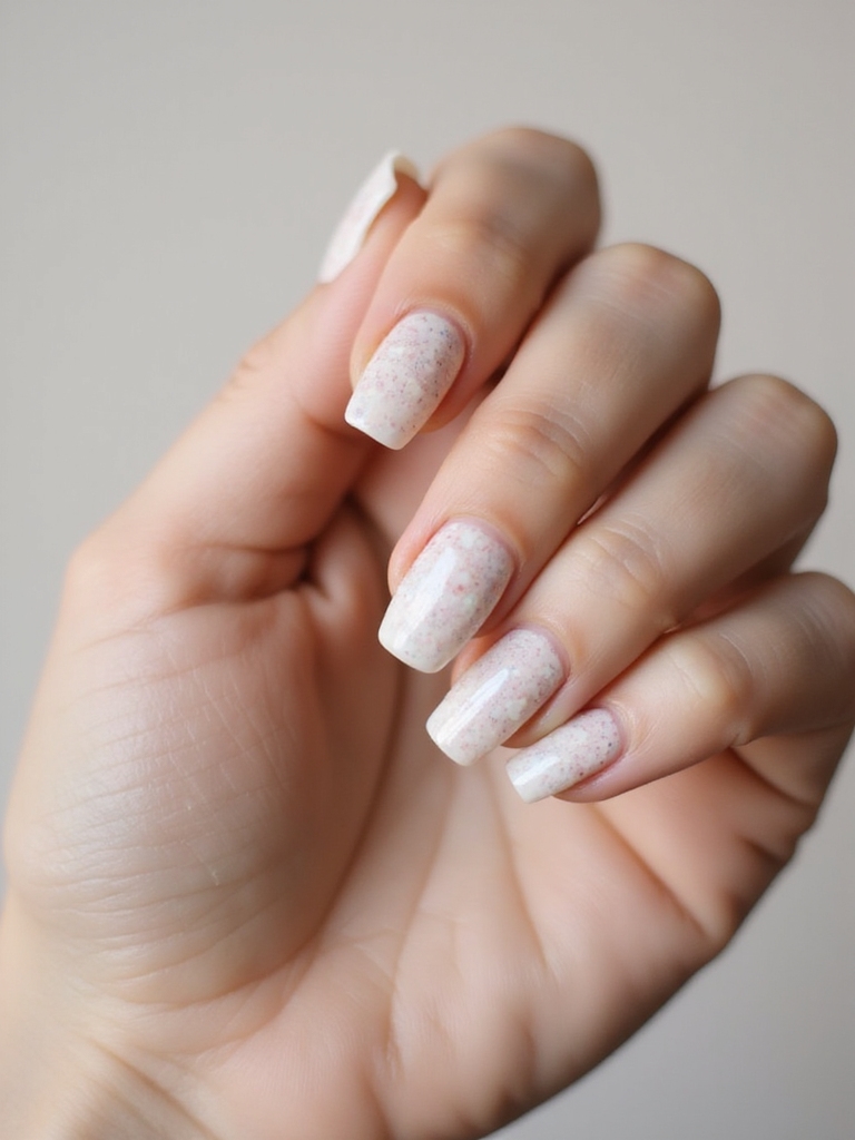 pearly opalescent moonlit nails