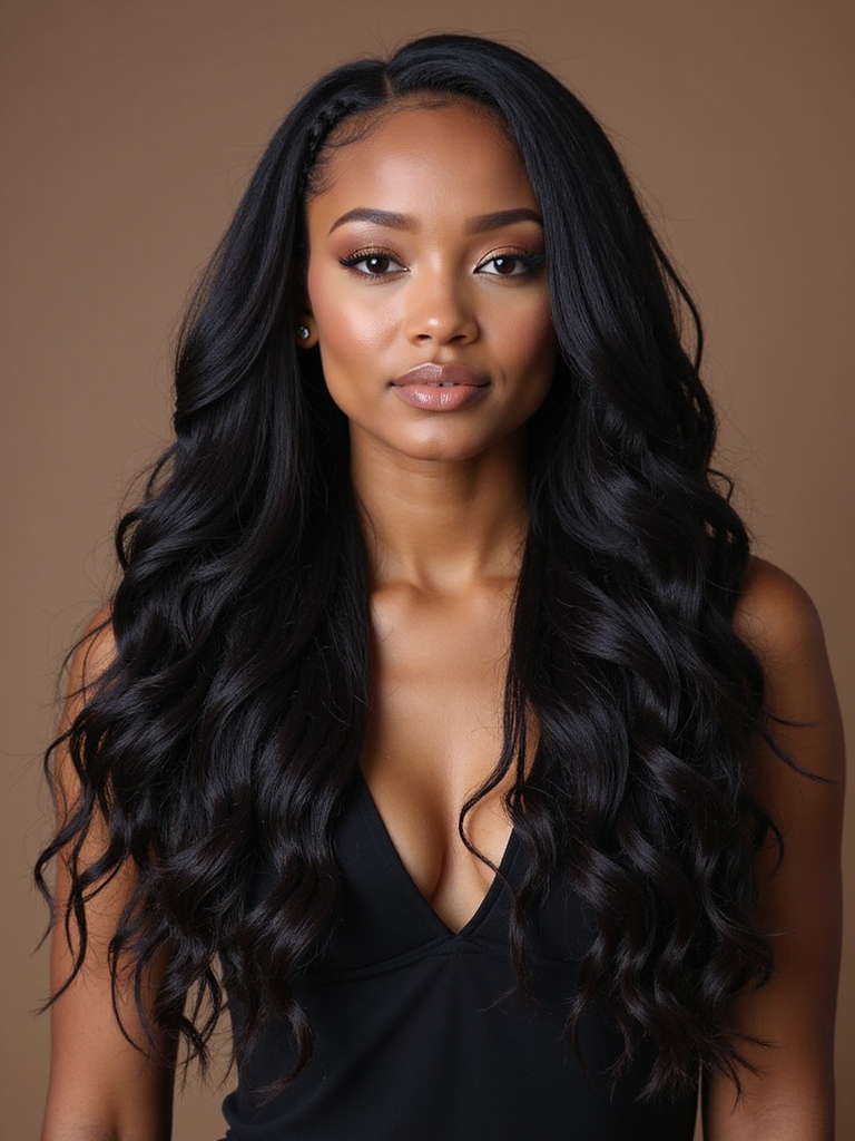 perfect placement for braids