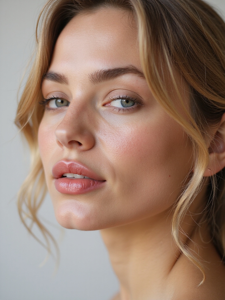 petal soft blurred center lips