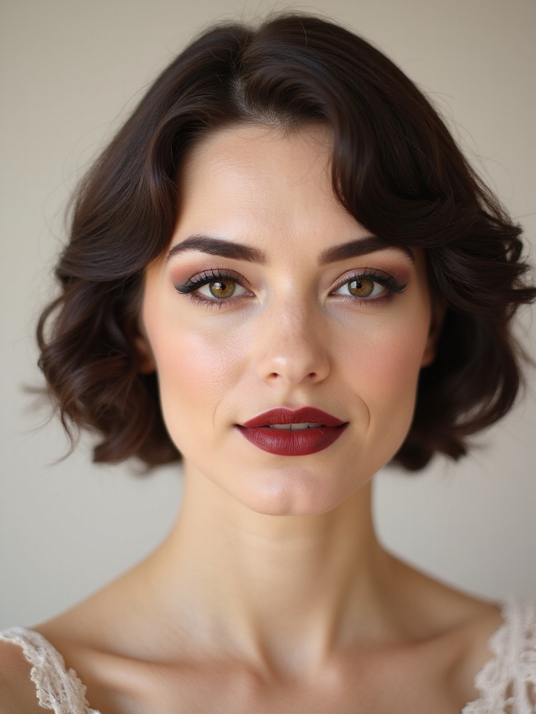petite heart shaped scarlet lip