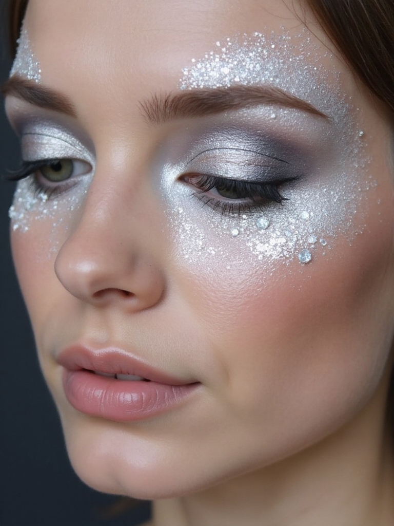pewter silver celestial smoky eyes