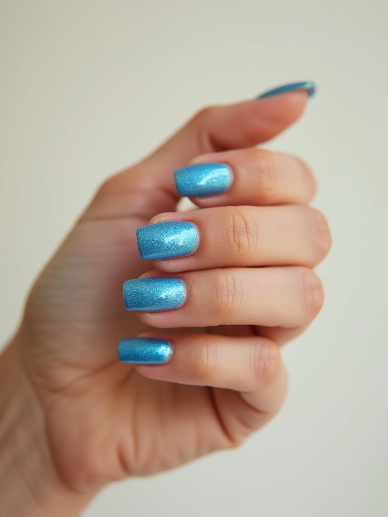 pool blue chrome water swirls