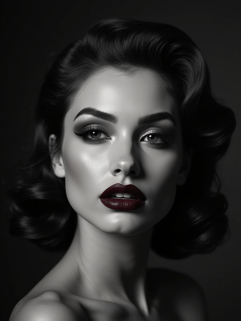 porcelain matte inky lips