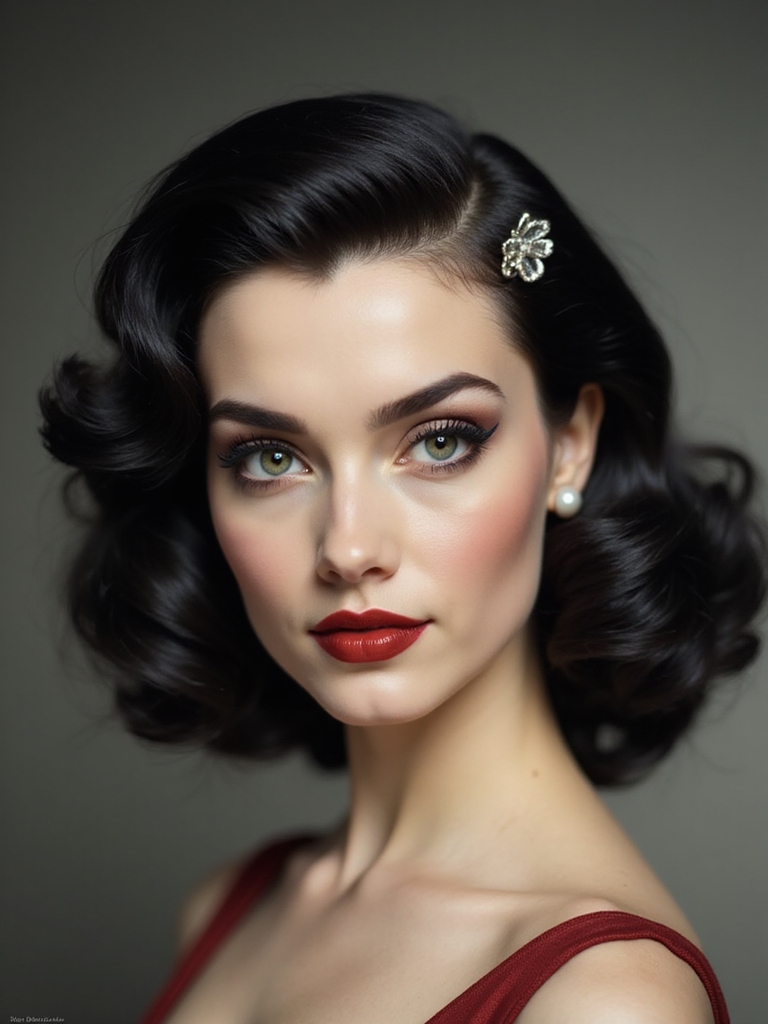 porcelain smoky gloss vintage doll