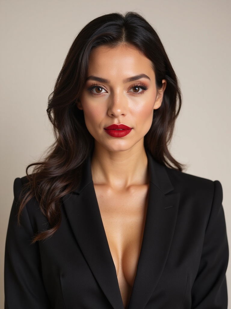 powerful matte red confidence