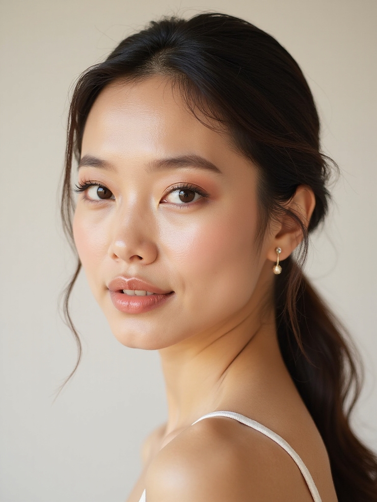 prayerful dewy minimalist glow