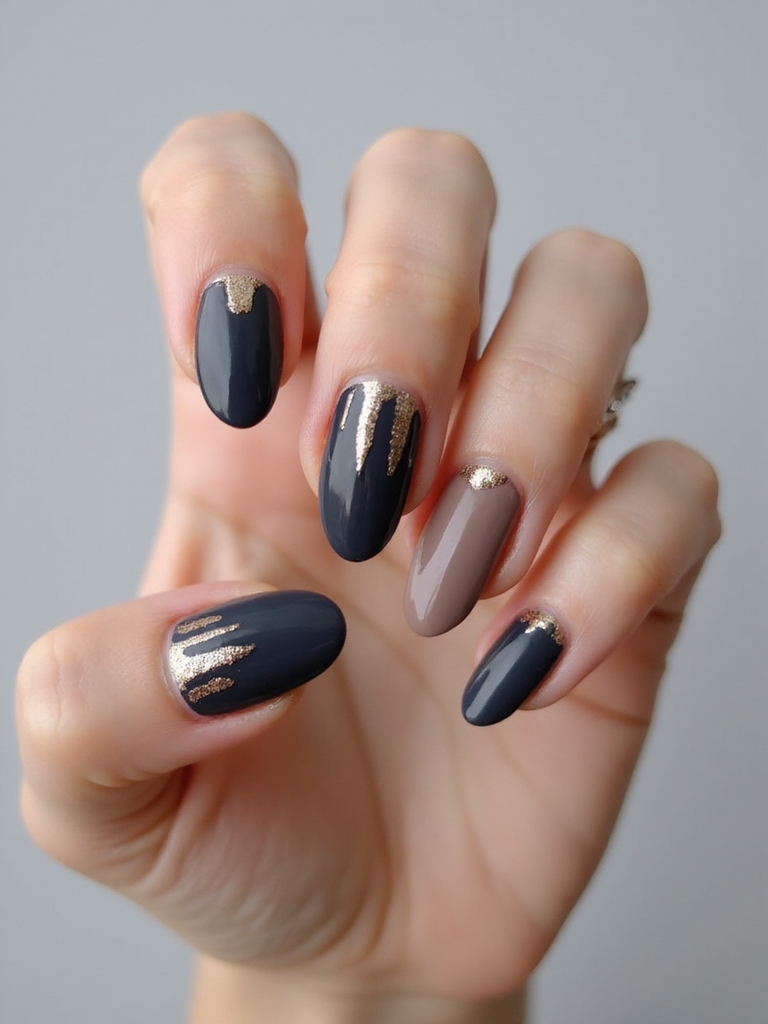 raised metallic chrome drips