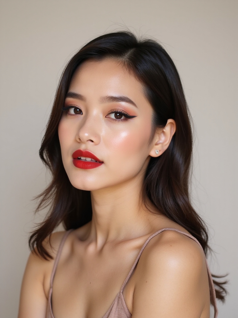 red lips sharp wing