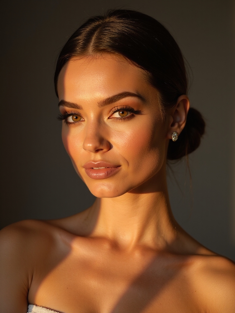 refined satin lit soft glam