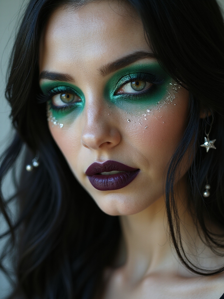 refined velvet emerald cat eye
