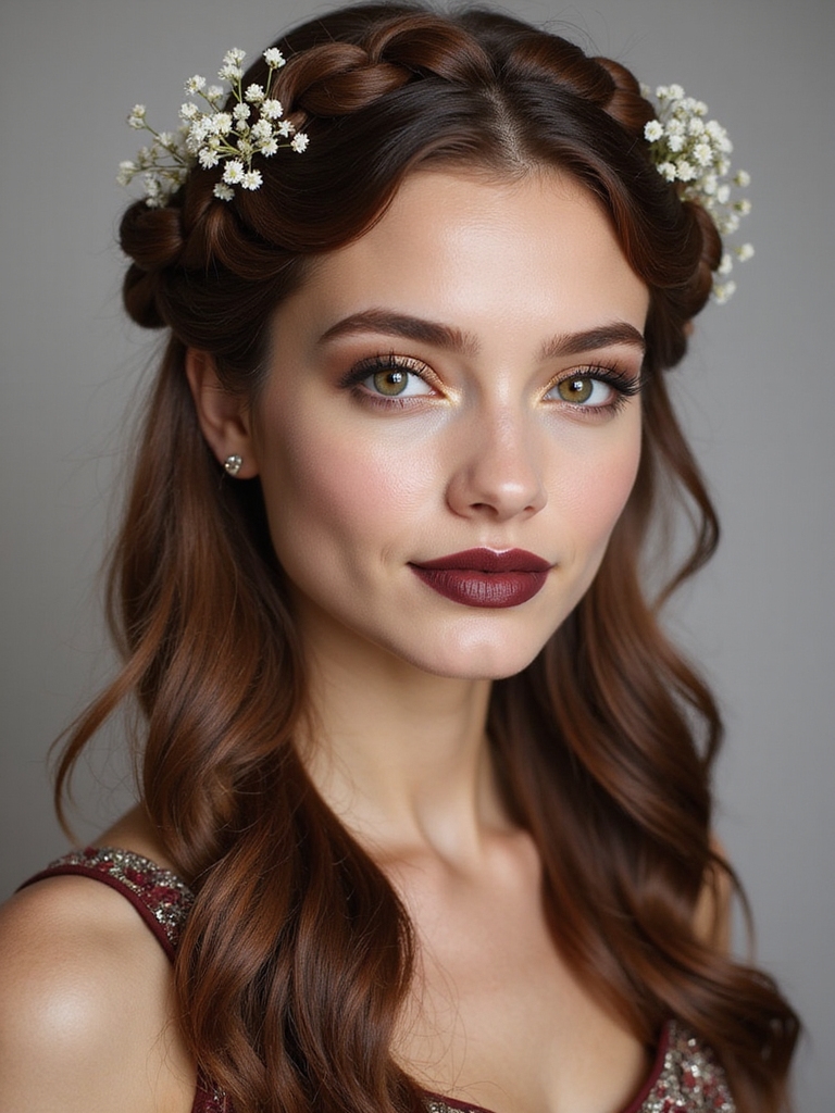 regal braided crown hairstyle