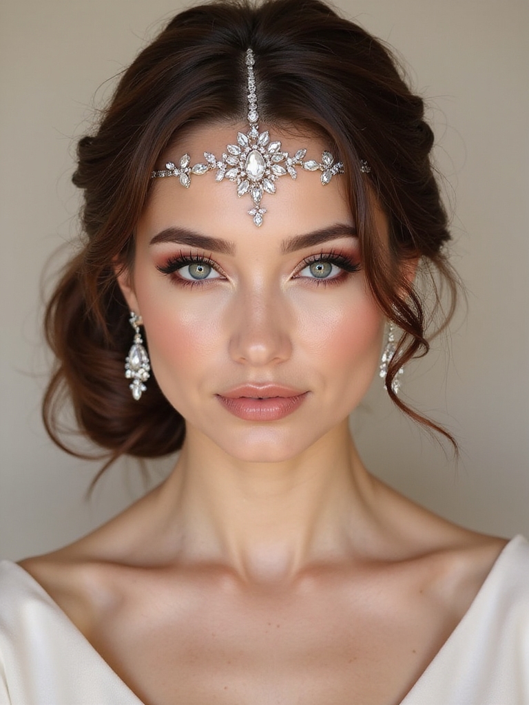 regal gemstone embellished golden gaze