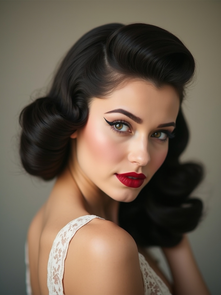 retro victory rolls tutorial