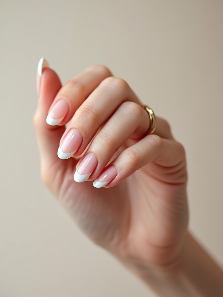 reverse double french half moons