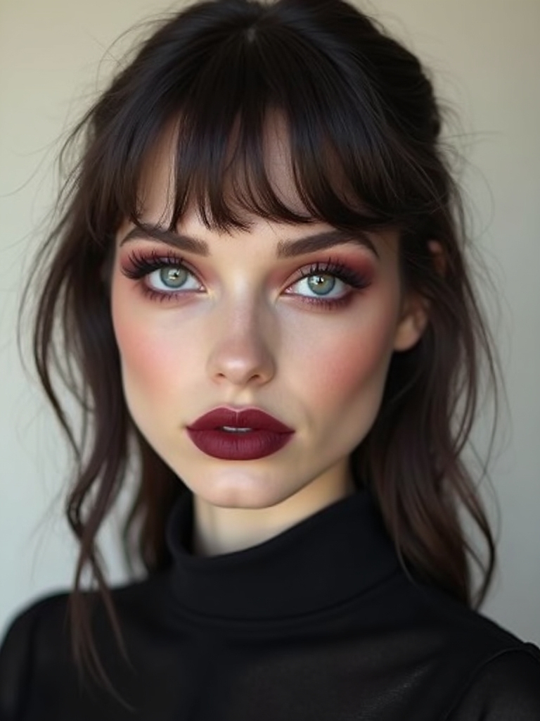 ripe plum blurred velvet lips