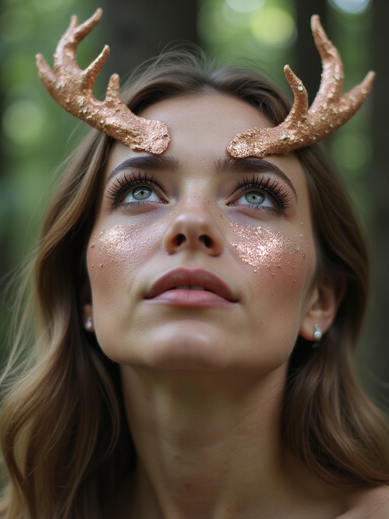 rose gold dewy woodland radiance