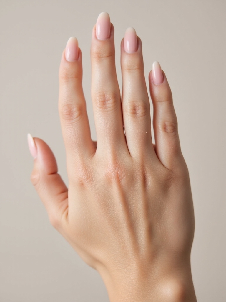 rosy pink to peachgradient almonds