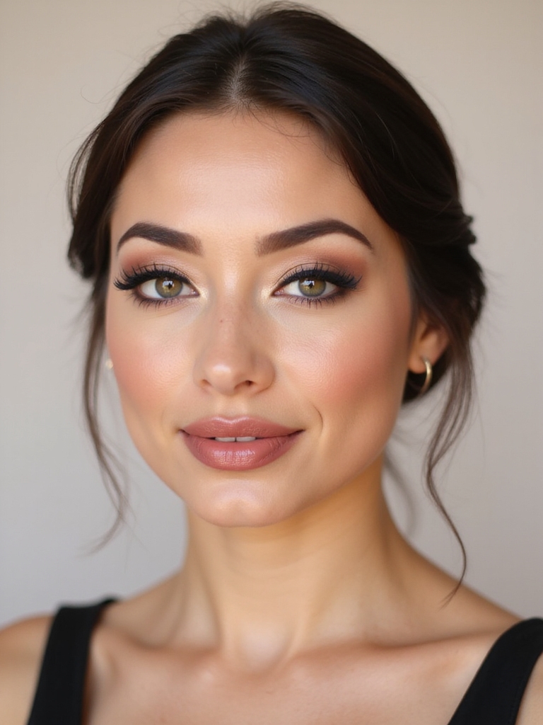 sculpted upward shimmering eyeshadow