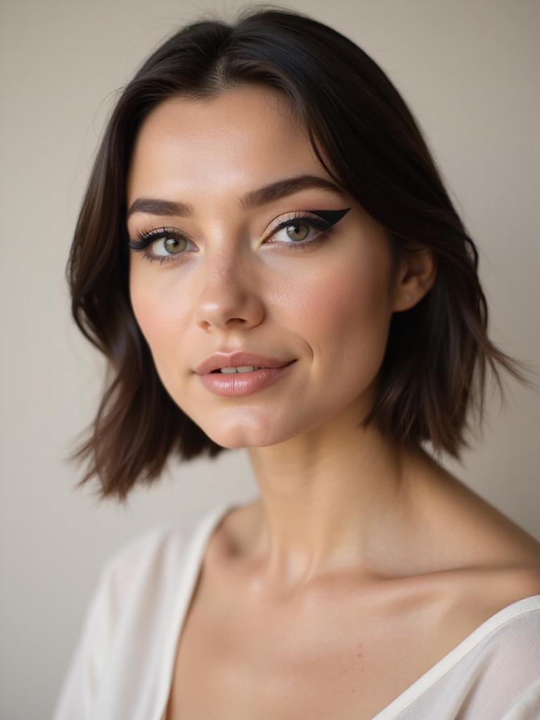 sharp classic winged cat eye