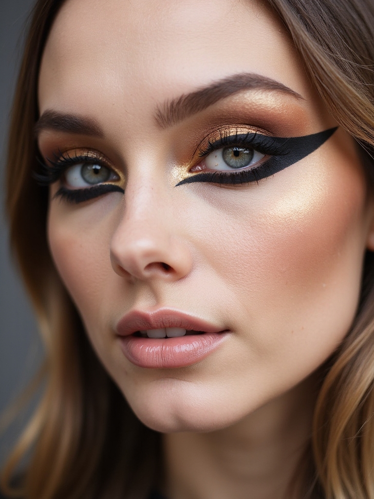 sharp elongated fox eye technique