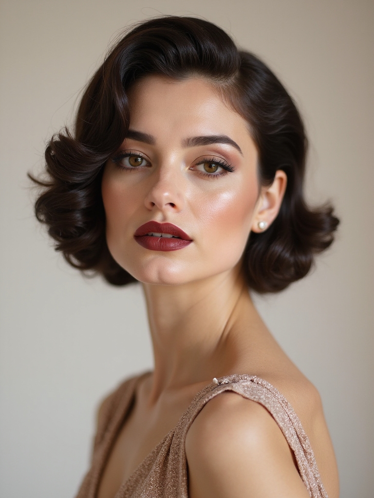 sharply contoured bee stung pout