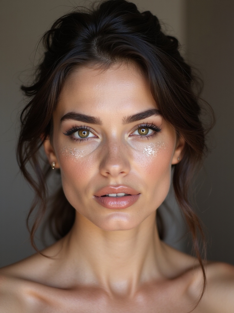 sheer dewy skin glossy lids