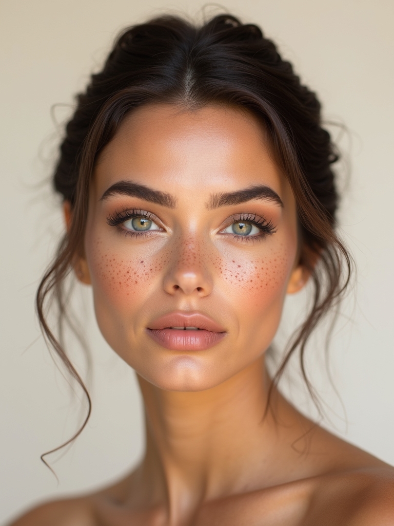 sheer freckled sunlit glow