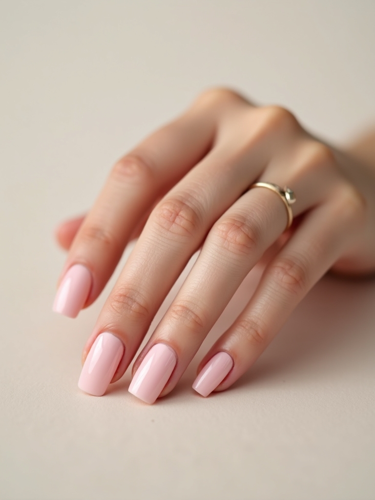 sheer pink milky elegance