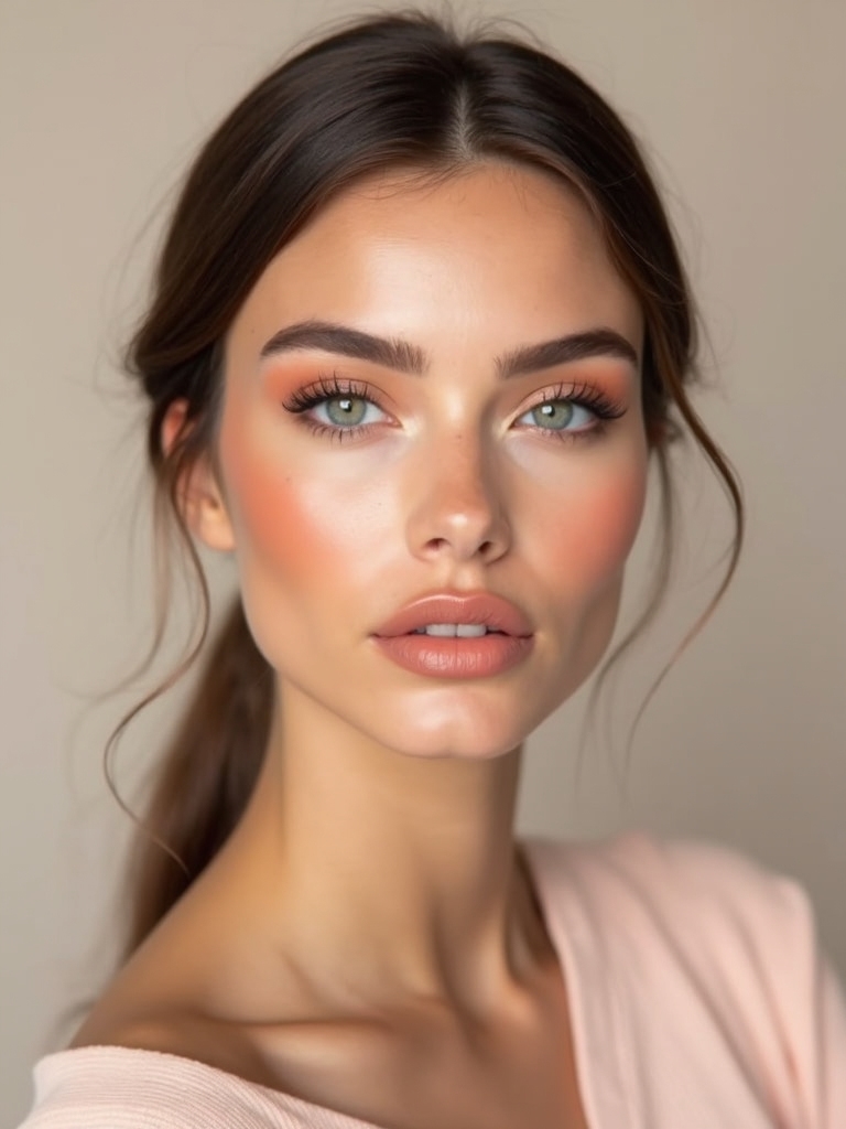 sheer sunlit peach harmony