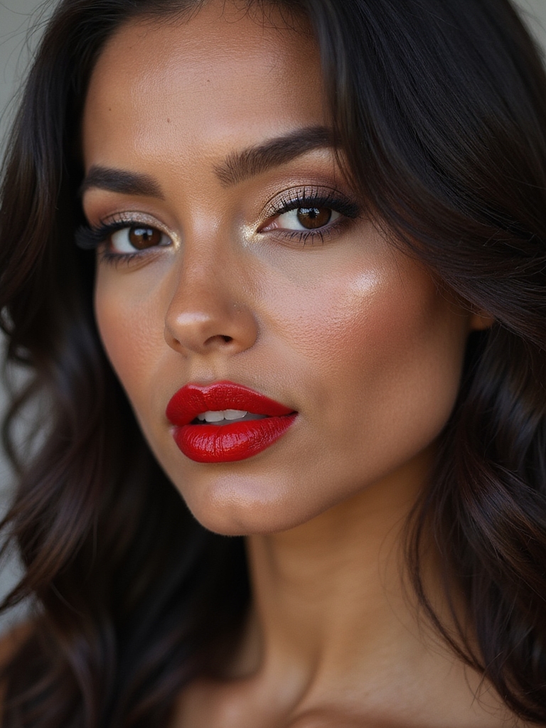 silky bold blue red confidence