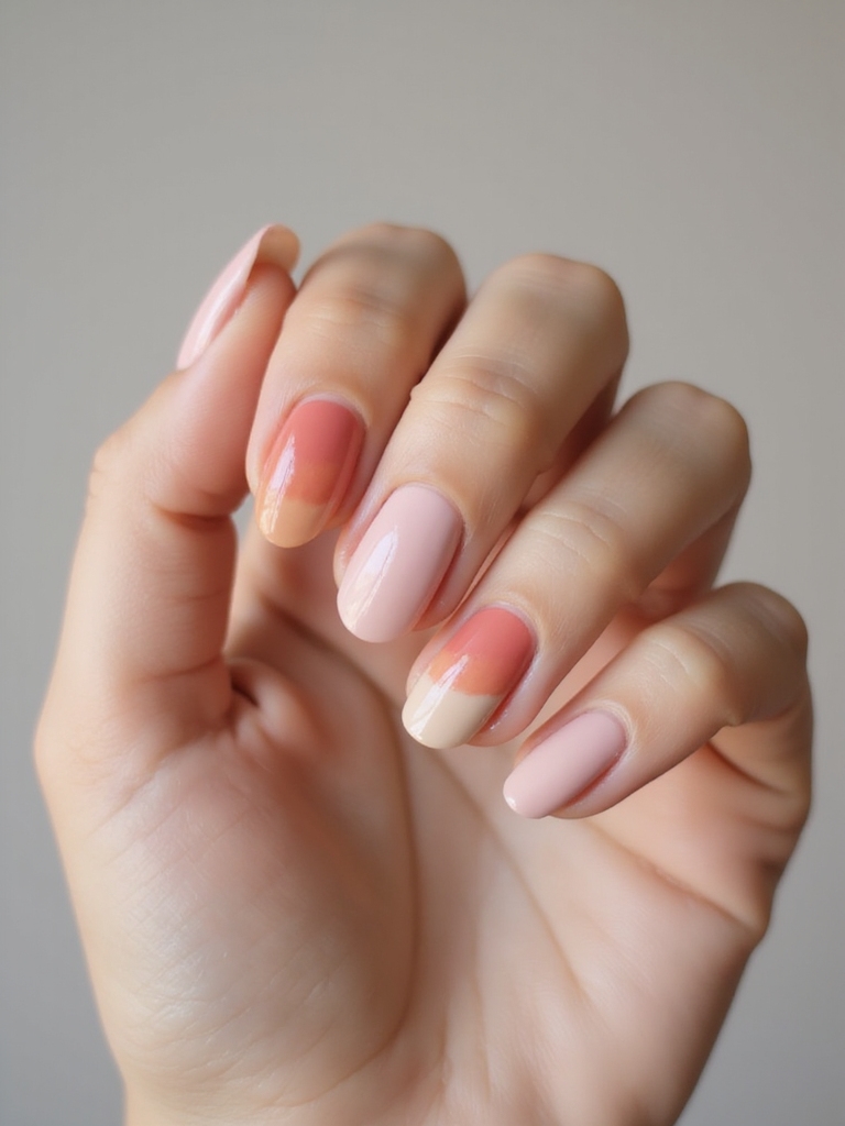 silky ombr and solids