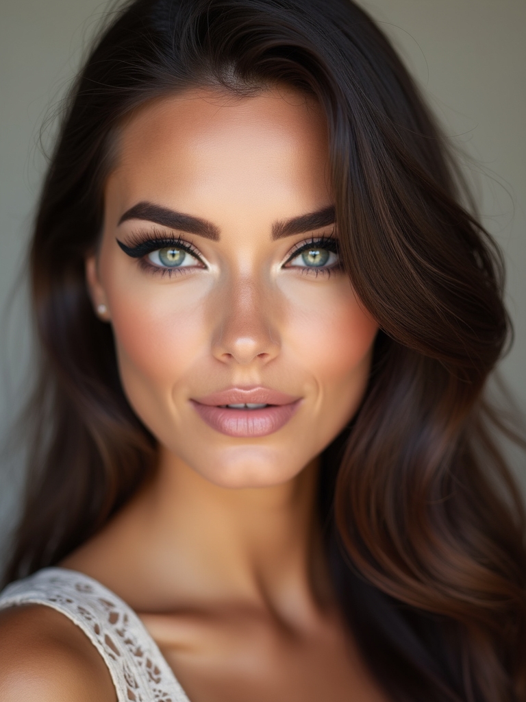 sleek precise glossy winged liner