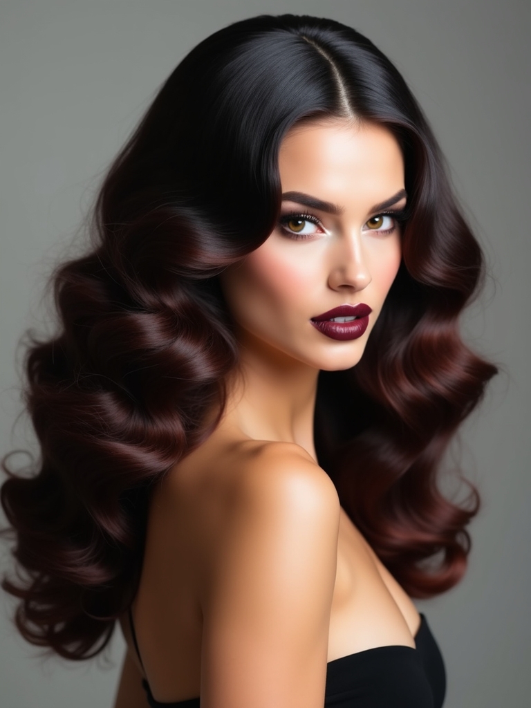 slicked back curl techniques