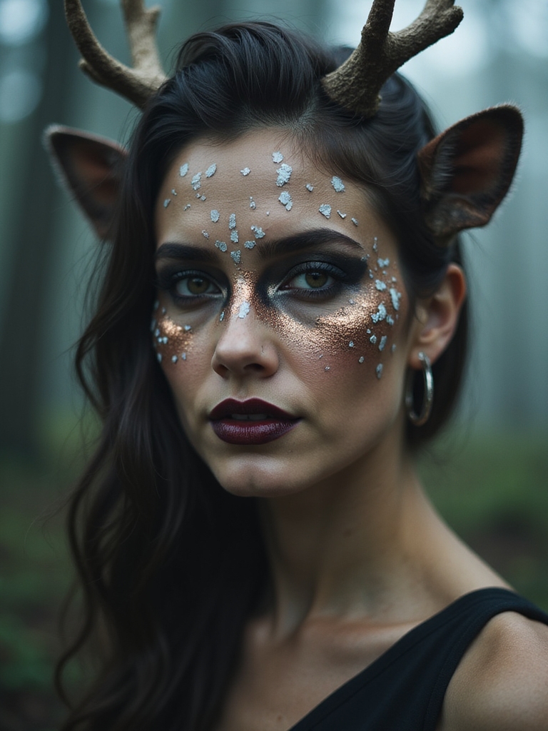 smoky eyed nocturnal velvet deer