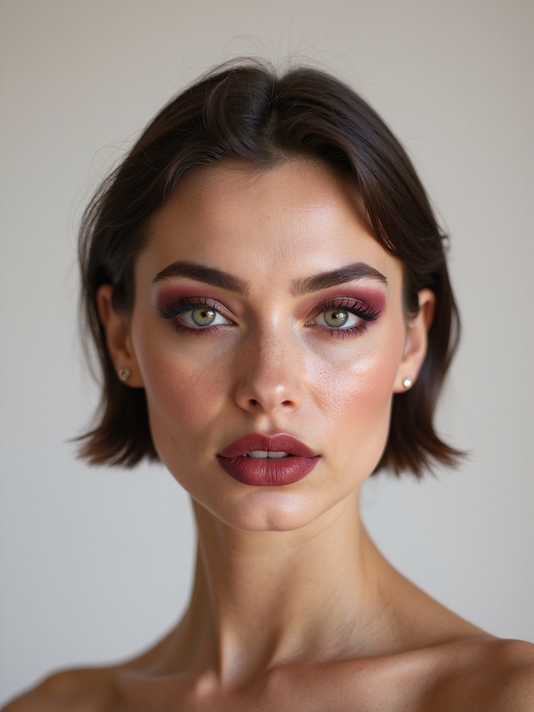 smudged berry blurred edges