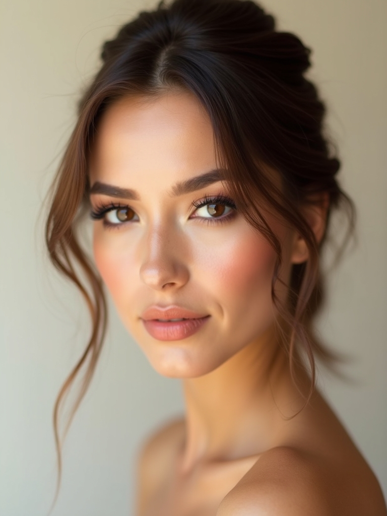 smudged brown liner coral