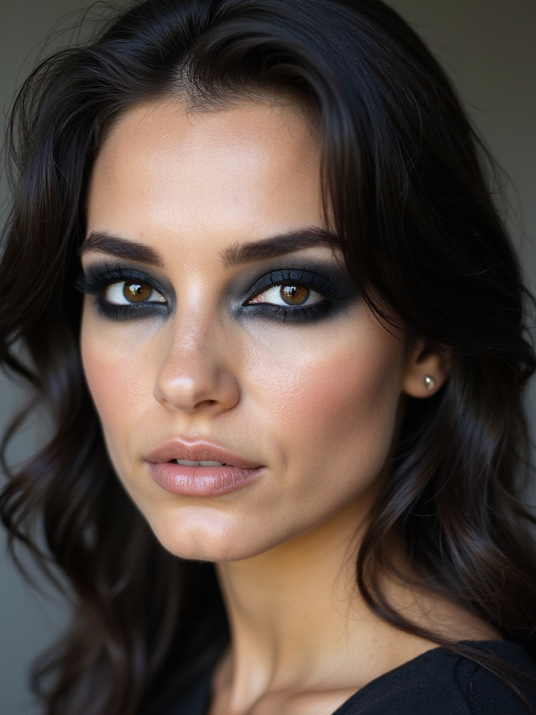 smudged kohl smoky edge