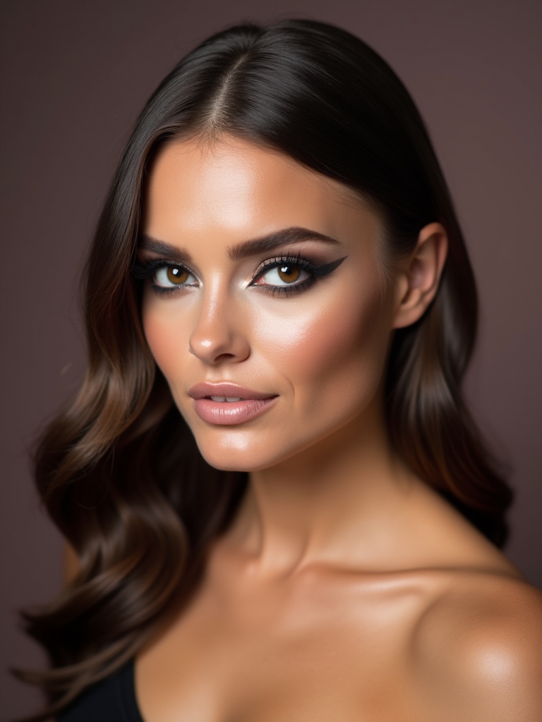 smudged kohl waterline for definition