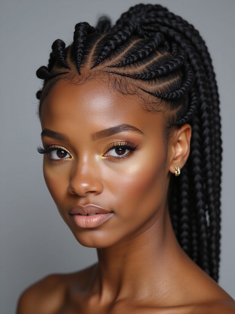 social media cornrow trends