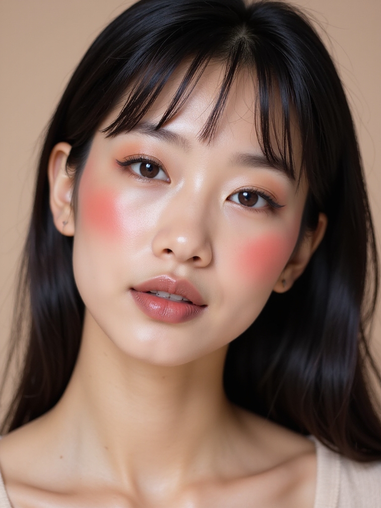 soft blurred velvet blush
