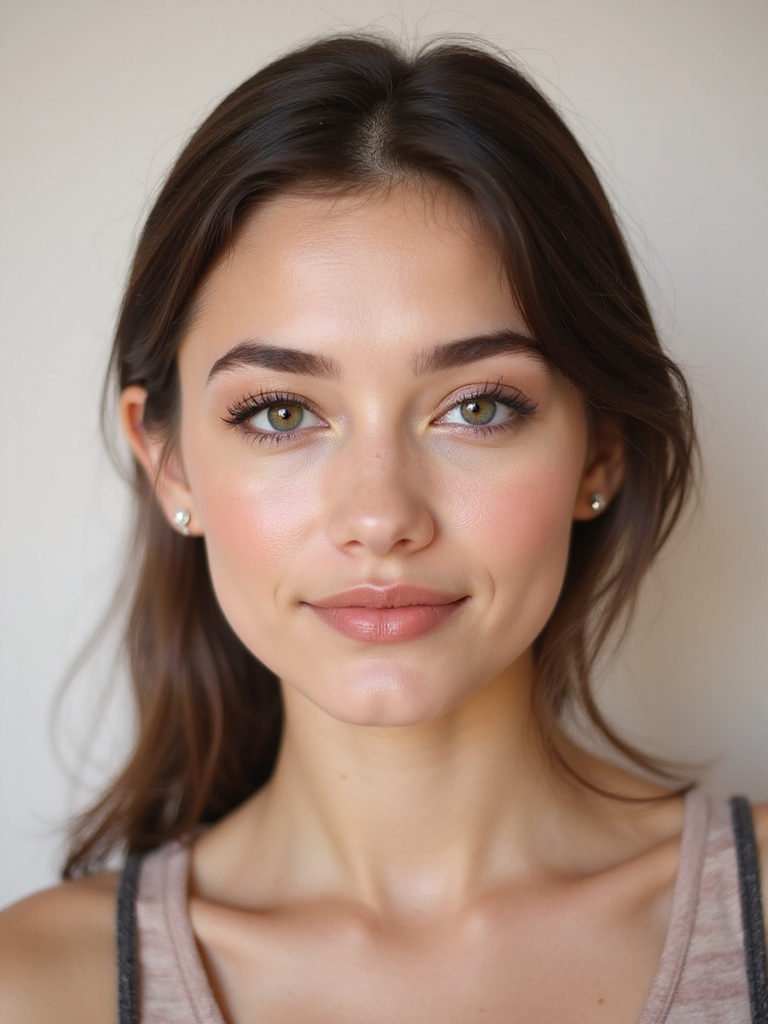 soft brown flirty eyeshadow