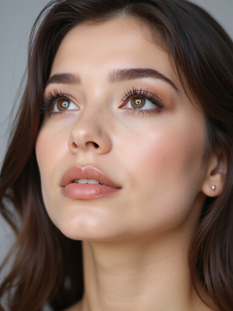 soft brown under eye contour
