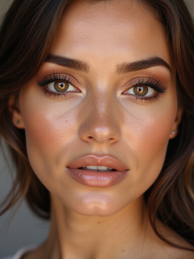 soft caramel halo eye