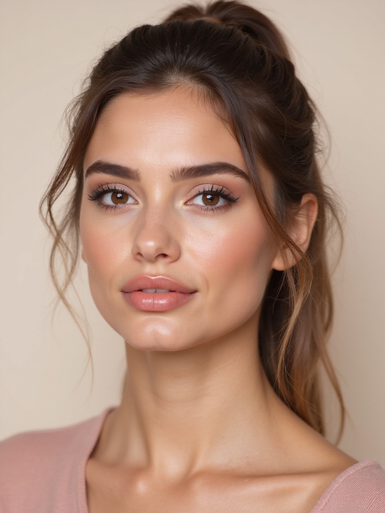 soft focus upward draped blush