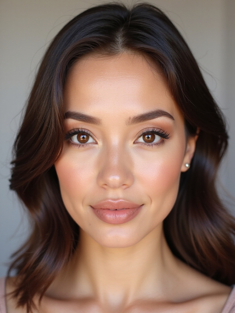 soft matte brown winged liner
