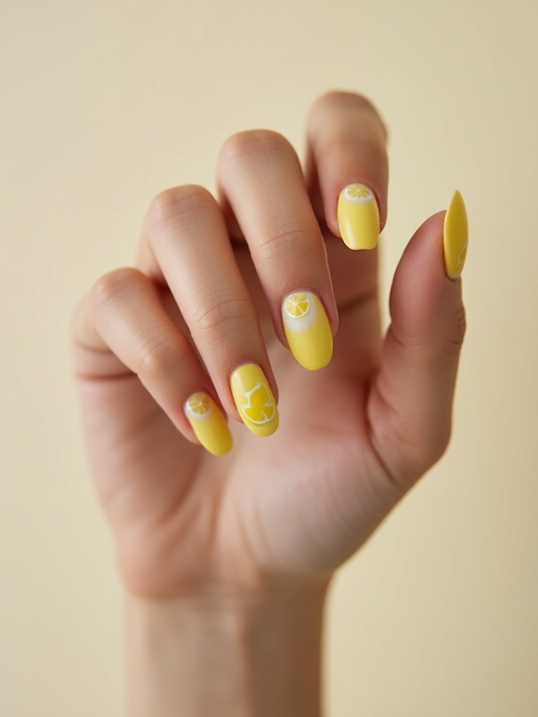 soft matte modern lemon accents